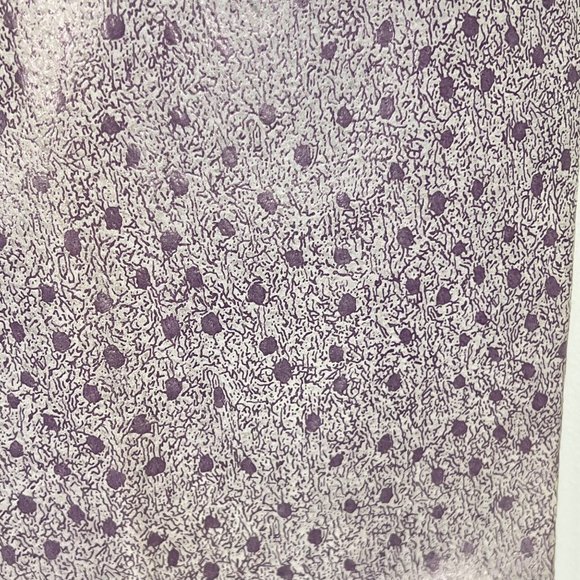 Vintage B Lucid Leather Pants Purple Speckled Print High Waist size 9 Junior - Picture 5 of 13